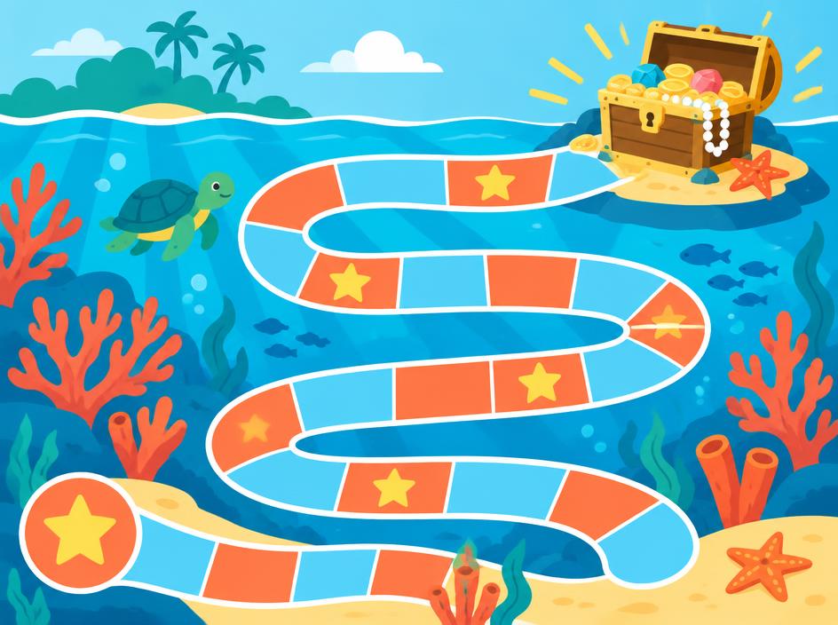 Aventura en el Océano – Juego de Tablero